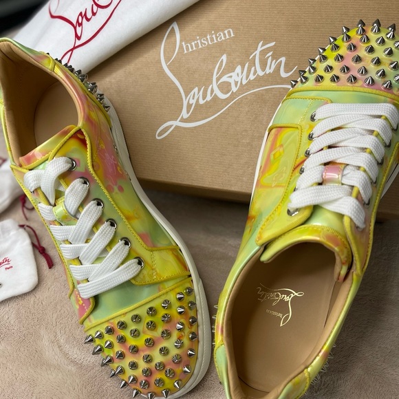 New, Authentic Christian Louboutin sneakers with spikes - Picture 8 of 8